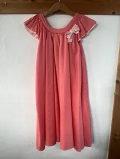 フランスこども服　CYRILLS ピンクワンピース 120〜130せんち