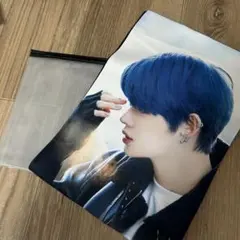 TXT ヨンジュン スローガン 青髪