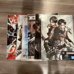 一番くじ　進撃の巨人　F賞クリアポスター6種セット