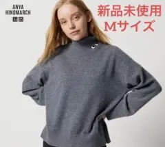 新品未使用 ユニクロ×アニヤハインドマーチ カシミヤセーター グレー Mサイズ
