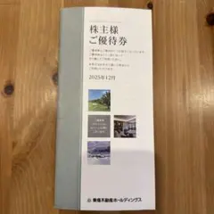 最新　東急不動産ホールディングス 株主優待　冊子　1冊　1000株以上