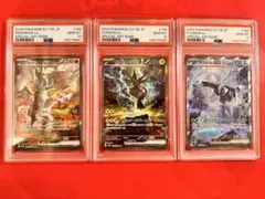PSA10 連番 レシラムex ゼクロムex キュレムex SAR 3枚セット