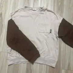 ブリーズ 異素材ミックス トレーナー 140