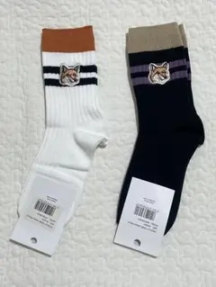 Maison Kitsune ソックス 2足セットのサムネイル