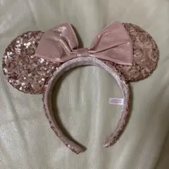 ディズニー ミニーマウス耳カチューシャ ピンク