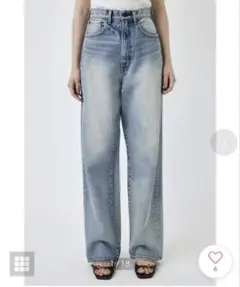 MOUSSY HW DAMAGE LOOSE STRAIGHT 23inch