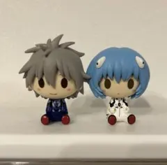 新世紀エヴァンゲリオン　ちょこのっこフィギュア　2体セット　レイ　カヲル