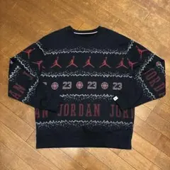 JORDAN スウェットシャツ Lサイズ ブラック/レッド