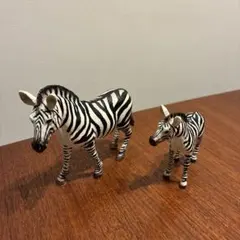 シュライヒ シマウマ 親子 フィギュア