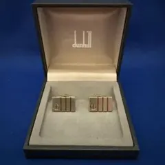 dunhillカフス　シルバー/ゴールド