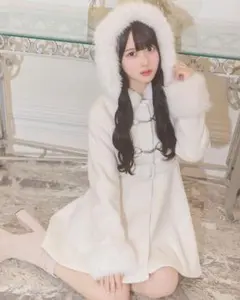 イモちゃん×ミシェルマカロン リボンベルトショートコート - メルカリ