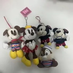Disney ぬいぐるみキーホルダー　マスコット　ミッキー ミニー　まとめて