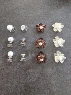 スパイラルヘアピン ミニヘアクリップ セット