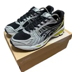 極美品✨アシックス　ゲルカヤノ14　レモンスパーク　メンズ　27cm　箱付き