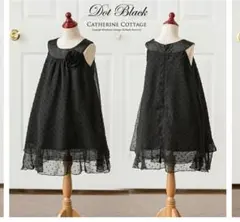 Catherine Cottage ブラックドットドレス