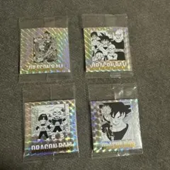 ドラゴンボール40周年記念　ウエハース　シール　4枚セット