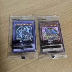 ハイチュウ 遊戯王カード 青眼の究極龍&ブラックマジシャンガール 2枚セット