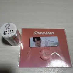 Snow Man 宮舘涼太 缶バッチ ロールふせん スノーマン