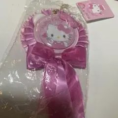 ハローキティ ロゼットステッキマスコット