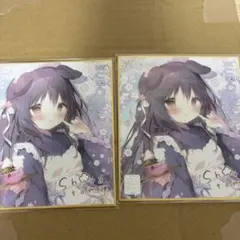 最安】ギルます × 結城さくな コラボイラスト 記念色紙 ギルドの受付嬢