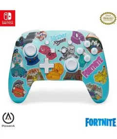 【新品】PowerA ワイヤレスコントローラーフォートナイト ステッカーマニア