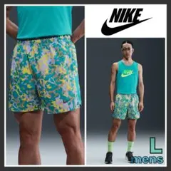 NIKE メンズ Dri-FIT ランニングショートパンツ グリーン L