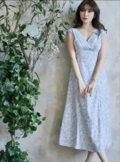 新品 LACE DOCKING TENCEL DENIM FLARE DRESS - メルカリ
