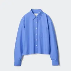 UNIQLO JW ANDERSON 長袖シャツ ブルー Sサイズのサムネイル