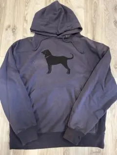 The Black Dog パーカー XXL ビッグシルエット ネイビー