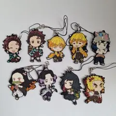 【鬼滅の刃】ラバーストラップ　きゅんキャラ　全9個セット　②