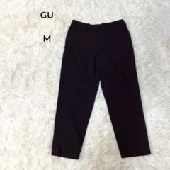 GU メンズ イージーアンクルパンツ M ブラックのサムネイル