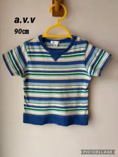 a.v.v ボーダー Tシャツ 90cmのサムネイル