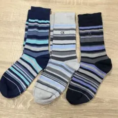 Calvin　Klein　紳士用ソックス　3足　まとめ売り カルバンクライン