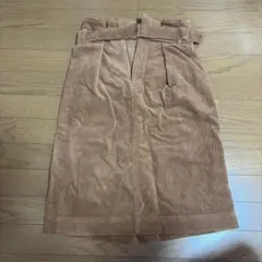 コーデュロイ スカート ベルト付きのサムネイル