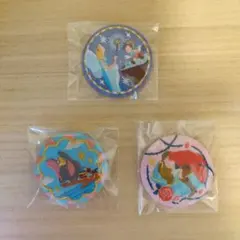 ディズニー　刺繍缶バッチ