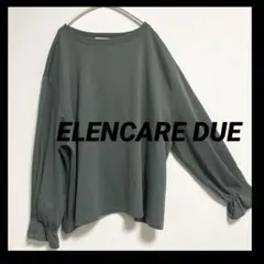ELENCARE DUE｜キャンディースリーブ｜プルオーバー｜モスグリーン｜Mのサムネイル