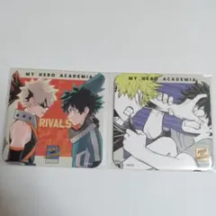 15 ヒロアカ アートコースター 緑谷出久 爆豪勝己