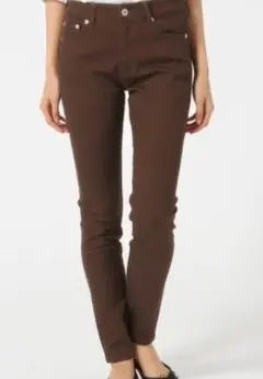 GLOBAL WORK カラースキニーパンツ