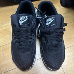 NIKE AIR MAX 90 GS 23㎝ ブラック スニーカー - メルカリ