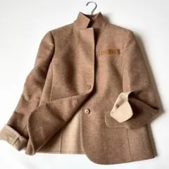 極上カシミヤ100%】AKRIS 皇室御用達 2WAYジャケット キャメル - メルカリ