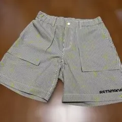 美品　サイズ3 ウィメンズ　ニューバランス　ゴルフ　ストライプ ショートパンツのサムネイル
