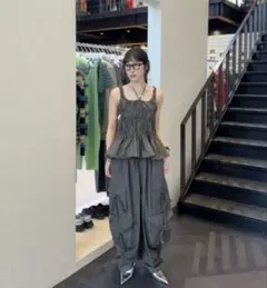 ⭐︎今期・新品・未使用品⭐︎ cygneペプラムビスチェ mico カーキ1