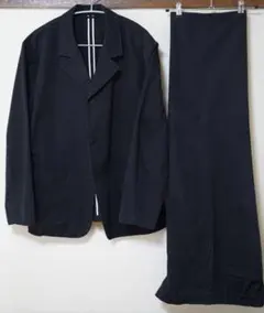 【値下】agnès b. アニエスベー ブラックセットアップ Lサイズ相当