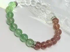 ストロベリークオーツ・グリーンストロベリーのブレスレット