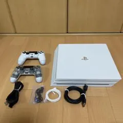 【ジャンク】PlayStation 4 Pro 本体 コントローラー2