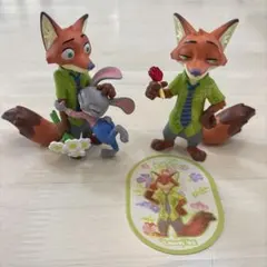 ズートピア⭐︎TOPTOYフィギュア2個セット⭐︎正規品⭐︎新品