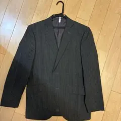 ビジネスジャケット ダークグレー ストライプ Aサイズ