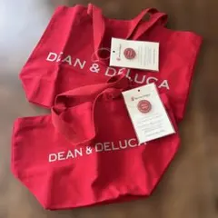 DEAN & DELUCA バッグ 赤Save the Childrenセット