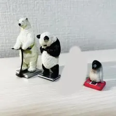 タニタ×パンダの穴 カプセルトイ 今日は何キロ？ 3個セット