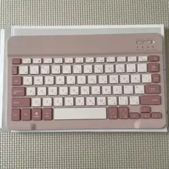 Bluetooth ワイヤレスキーボード ピンク 347x190x6mm